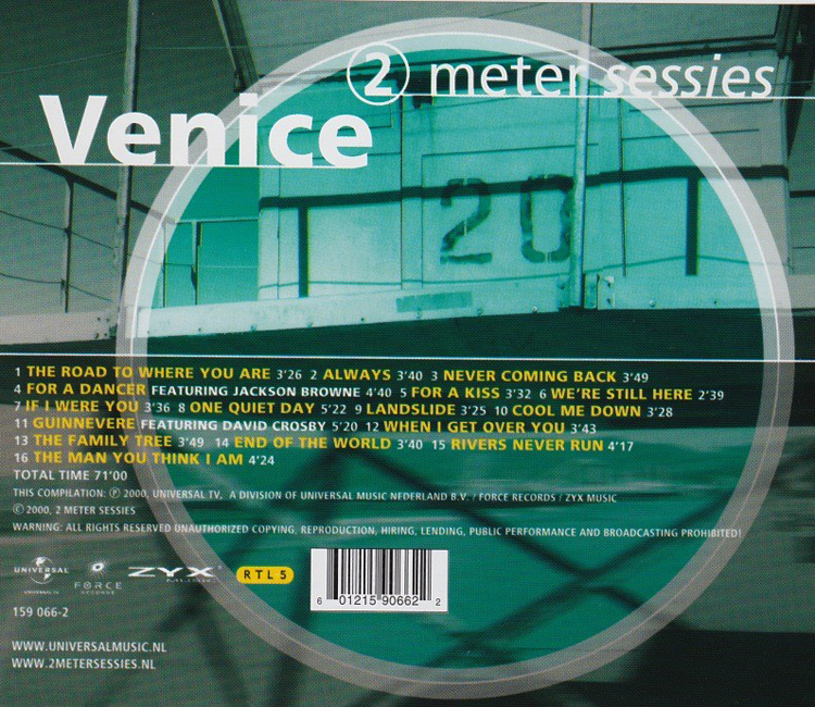 Vliegveld ontwerper formeel Venice The Band – 2 Meter Sessies